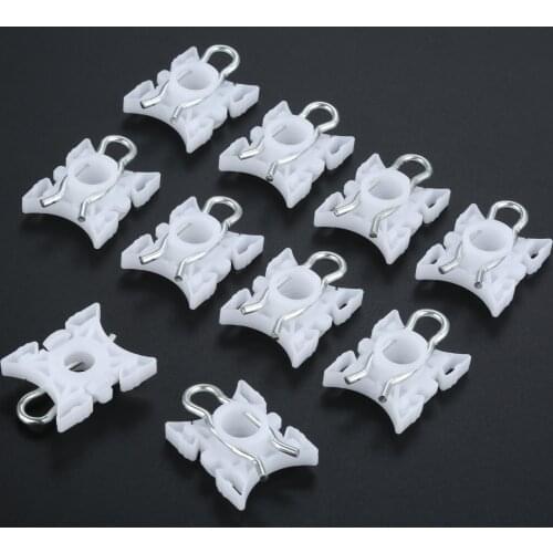 10Pcs Window Regulator Sliding Pivot Clips Auto Fastener Clip For BMW E36 E32 E34 325i 525i 535i M3 M5 Z3 Z4 Roller Lifter Clips