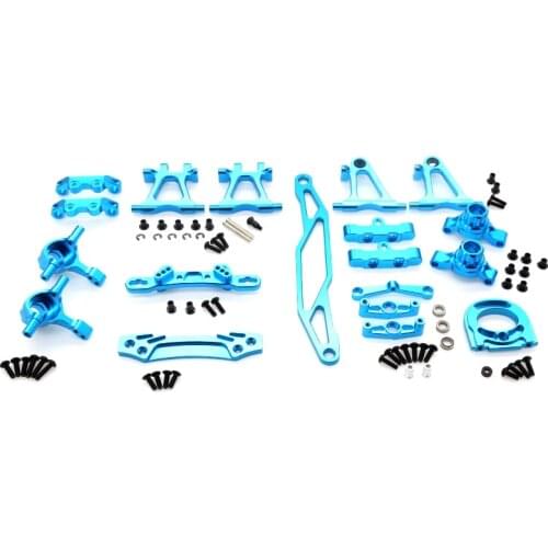 Metal Modification Accessory Kit Suspension Arms Steering Knuckle For Tamiya TT02 TT-02 1/10 RC Car Upgrade Parts