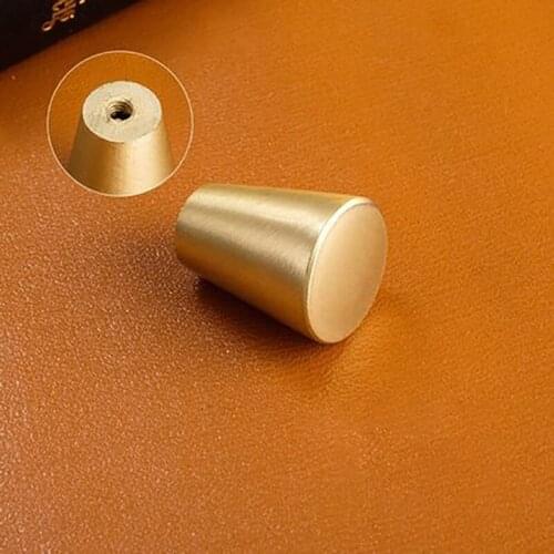 Tapered Metal Wall-mounted Hook Key Chain Suspension Mini Rack Furniture Brass Invisible Door Handle Wardrobe Drawer Knob Pull