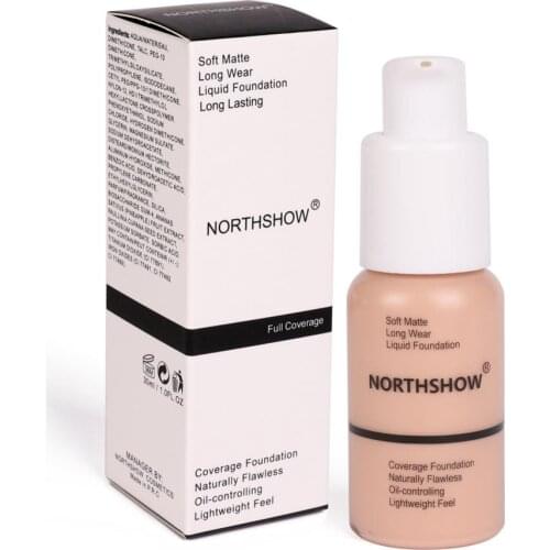 Beauty New 30ml Foundation Soft Matte Long Wear Oil Control Concealer Liquid Foundation Cream Fashion Women Makeup