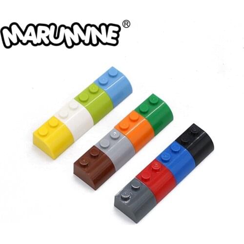 Marumine 2x2 Bricks With Arc Building Block Creator Expert City Idea Model Making Classic Educational Toys For Kids Constructor