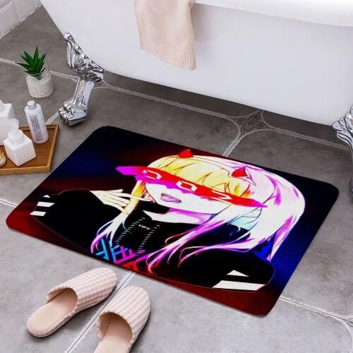 Anime Darling Franxx 002 Cheaper Anti-slip Modern Area Rugs Living Room Balcony Bathroom Printed Carpet Doormat Hallway Bath Mat