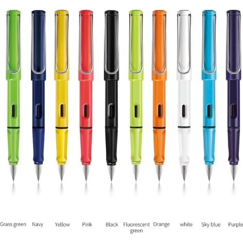 New Listing Luxury Quality Fashion Various Colors Student Office Fountain Pen School Stationery Supplies Ink Pens