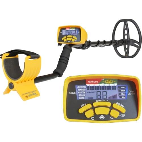 New Underground Metal Detector Professional Gold Digger Treasure Hunter with Digital Display Backup Light