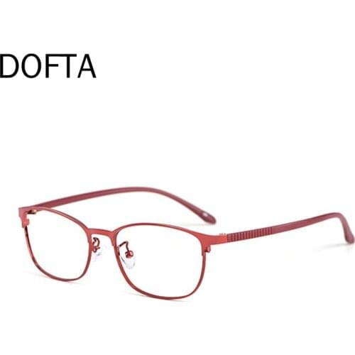 DOFTA Glasses Frame Women Ultralight Alloy Fashion Square ladies Myopia Prescription Eyeglasses Optical Eyewear 5251