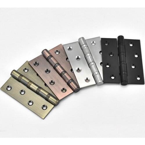 304D Stainless Steel Black Flat Open Door Hinge 4-inch wooden door interior door bearing hinge