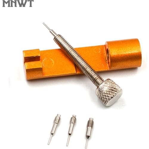 Watch Band & Bracelet Link Remover Adjustable Kit with 3 Pins Metal Watch RepairTools for Professional Watchmaker