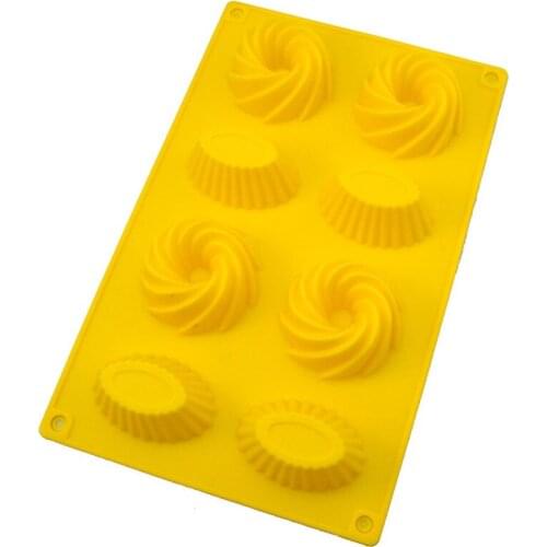Ice Cream modeling Silicone Baking Cake Molds Muffin Cupcake Mould Party Tools DIY Non-Stick Cake Pan