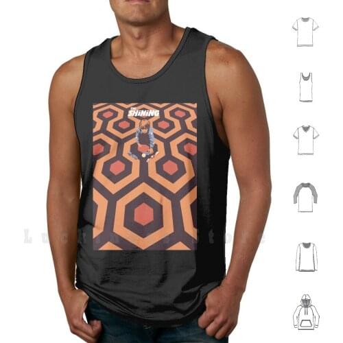 The Shining Poster Tank Tops Vest 100% Cotton The Shining Danny Torrance Go Kart 237 Jack Nicholson