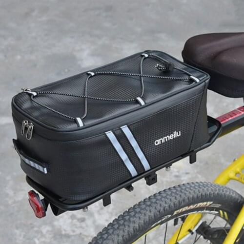 Bicycle Trunk Bag Larger Capacity 7L Bicycle Commuter Bike Rack Bag Waterproof Rain Cover Bike Accessories