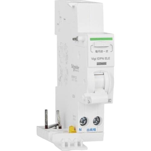 Vigi iDPN ELE electronic residual current operation protection attachment (type A), 1P+N,≤25A,30mA momentary type 50/60Hz