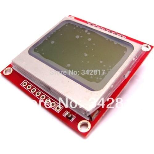Latest Generic 1.6inch LCD Nokia 5110 LCD Module Display board with Blue Backlit for Arduino 5PCS/Lot