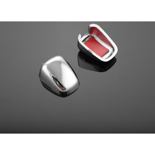 2011-2015 ABS Chrome Trim Wiper Water Spray Nozzle Decoration Cover For Dodge Journey Jeep Compass Liberty Grand Cherokee 2pcs