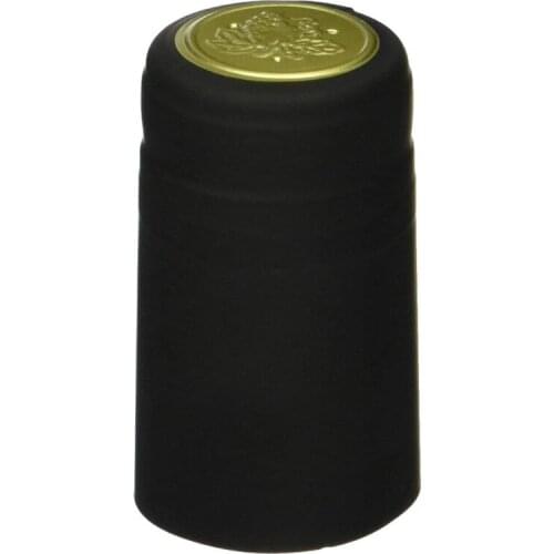 20 Black PVC Shrink Capsules