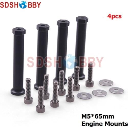 4pcs M5*65mm Engine Mounts Stand-off for Gas Engine