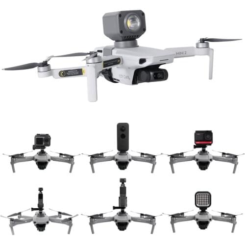 For DJI Mavic Mini/2/SE Rechargeable Night Light Headlight Flash Lamp Holder Flight Flashlight Mount Adapter Spot Accessories