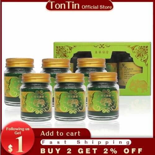 30g Hot Gold Elephant Balm Thailand Grass Muscle Pain Relief Soothe itchy mosquite bite scald