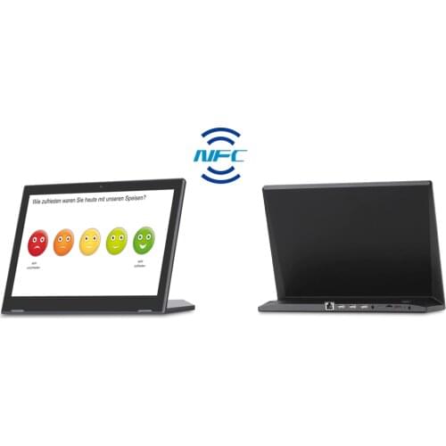 13.3 inch Android touch interactive desktop display-all in one pc-smart IPTV (Octa core, RJ45, wifi, BT, battery, camera)