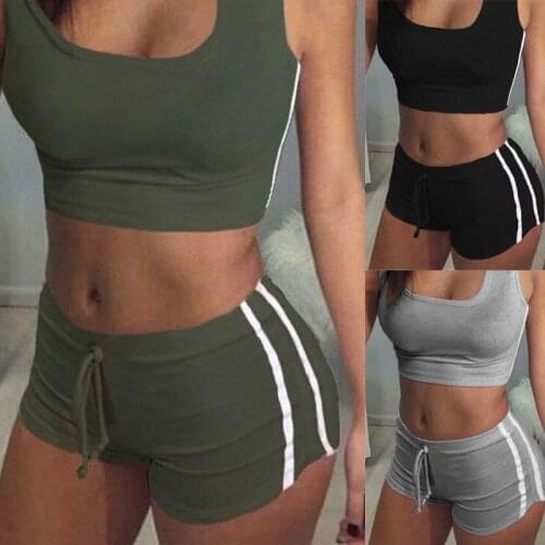 2 Piece Set Sexy Seamless Yoga Sets Women Sleevelees Sports Bra High Waist Sportswear Fitness Suit Gym 2/PCS Gray Black Green