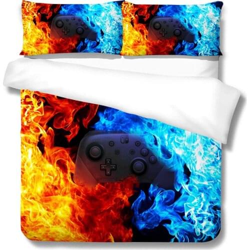 3D Bedding Set Xbox Game Handle Printed Duvet Cover Queen Size Super Soft Breathable Pillowcase Decorations