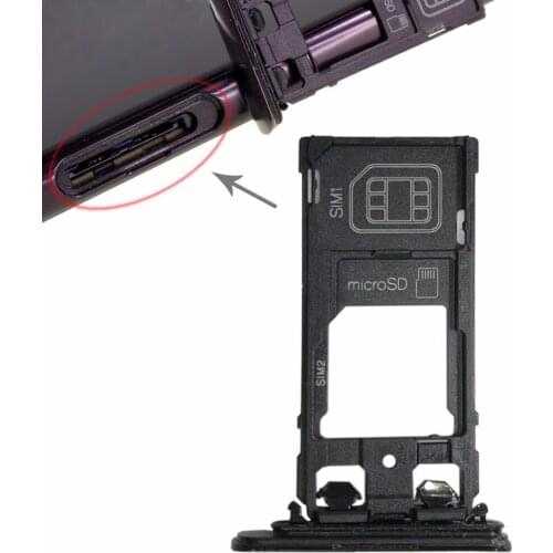 SIM1 Card Tray + SIM2 Card / Micro SD Card Tray for Sony Xperia XZ