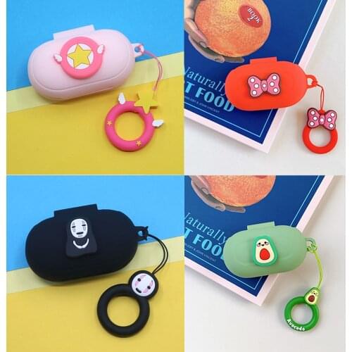 Cute Silicone Cover for Samsung Galaxy Buds / Buds+ Case Bluetooth Earphone Case Headset Charging Box Cover Wireless Headphone