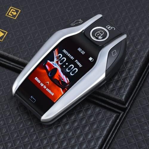 Modified Boutique Smart Remote Key Metal Case W/ LCD Screen for BMW Mercedes-Benz Hyundai Kia Land Rover Cadillac for Lexus