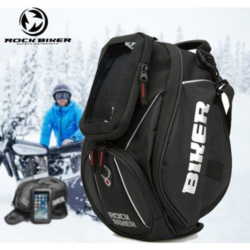 Motorcycle Fuel Bags Magnetic Oil Tank Bag Waterproof Moto Removable Phone Holder Phone Navigation Case Motorbike Touring Bag