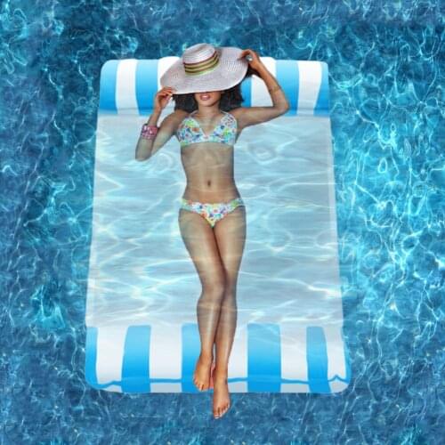 Water hammock recliner inflatable floating Swimming Mattress sea swimming ring Pool Party Toy lounge Sleep bed for swimming