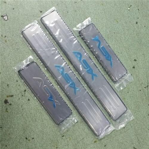 High Quality Stainless Steel scuff plate door sill Trim For Mitsubishi ASX 2012-2017 Car Accessories