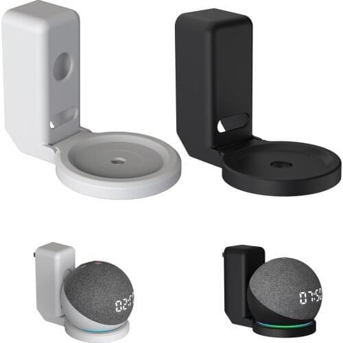 Outlet Wall Mount Holder For Echo Dot 4th Speaker Plug Holder Bracket In Kitchen Bedroom Space Saving Portable Audio Stand