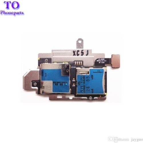 New for Samsung Galaxy S III S3 i9300 Sim Card Reader Holder sim memory card holder with Memory Socket flex cable pop socket
