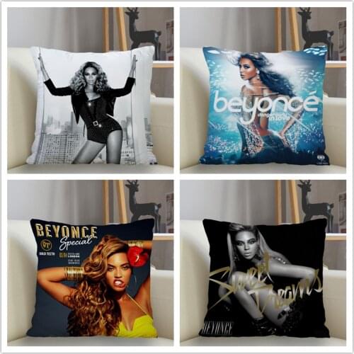 Musife New Custom Beyonce Pillowcase Sofa Decorative Cushion Cover Pillowcase Home Decor Drop Shipping Wholesale