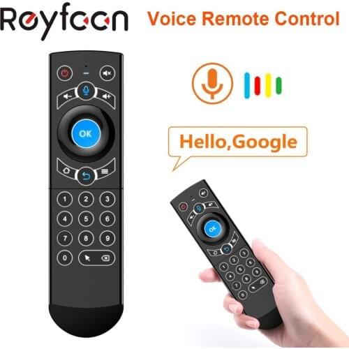 G21 Pro Voice Remote Control 2.4G Wireless Keyboard Air Mouse with IR Learning Gyroscope for Android TV Box H96 MAX X3 Pro X88