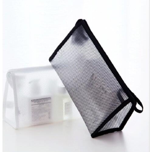 Mesh Transparent New Cosmetic Storage Bag Waterproof Washing Bag Portable Travel Cosmetic Storage Bag