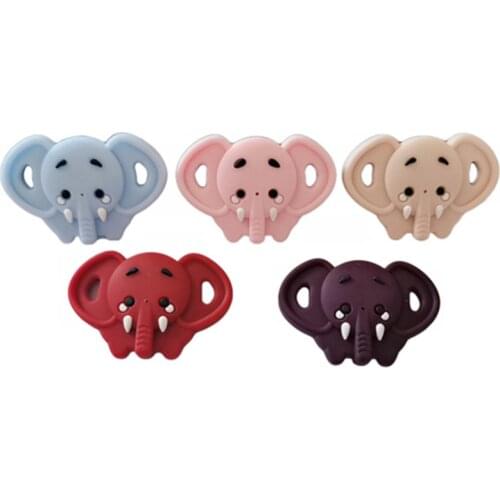 Cute Elephant Shaped Baby Silicone Pacifier Nipple Funny Dummy Teether Newborn Infant Feeding Toys For Children