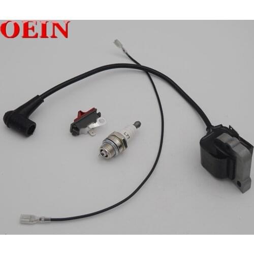 Ignition Coil Spark Plug Stop Switch For Husqvarna 50 51 55 266 268 272 Chainsaw Spare Parts