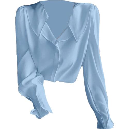 WWUCHENZHI Blouses With Sleeves
