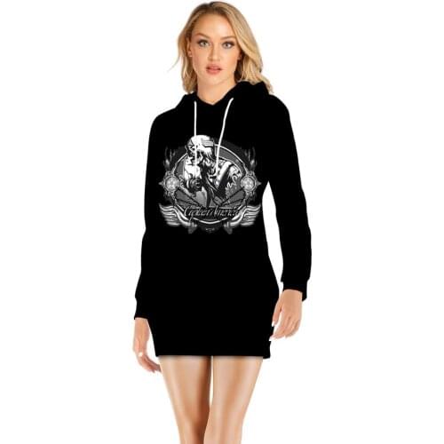Halloween Women Hoodie Print Sweatshirts Winter Fashion Oversize Ladies Pullovers Warm Long Hooded Women Clothes