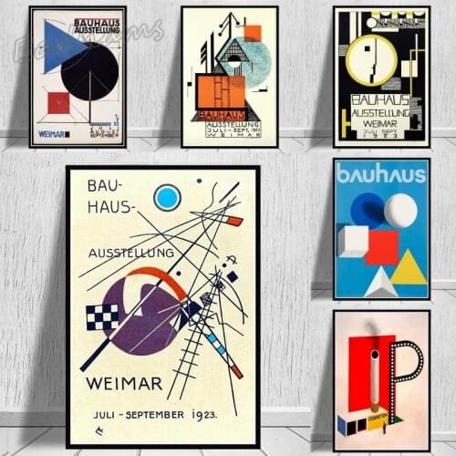 Badhams Famous Paintings Exhibition Poster Wall Art Canvas Painting Abstract Line Graphics Home Aesthetic Decoration Accessories