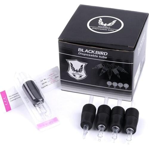 20 PCS 25MM Disposable Black Tubes Plastic Tubes Soft Silicone Tattoo Grips 3R 5R 7R 9R 11R 13R 15R 18R 3D 5D 7D 9D 11D 14D 18D