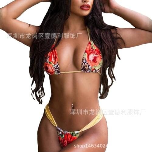2021 Bathing Women Sexy Bikini Beach Wear Two Piece Set Swimming Suit for Women Push Up Swimwear Leopard Bikini Swimsuit Hot