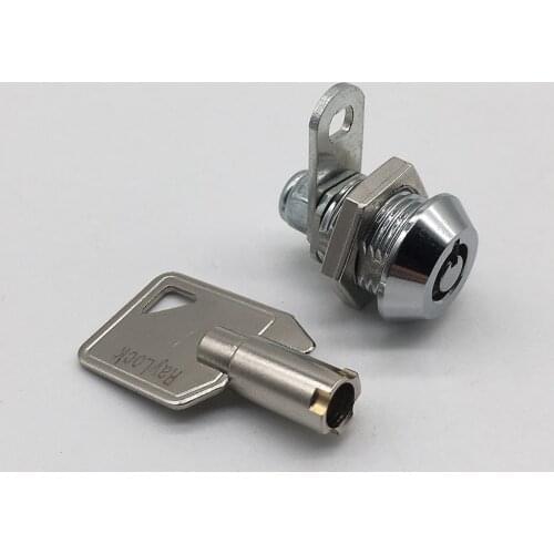 25 pieces 11mm quarter turned keyed alike small tubular cam lock toolbox drawer lock