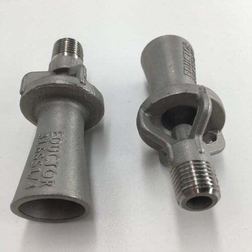 3PCS/Lot)1/4",3/8",1/2",3/4",1"Tank cleaning Mixing Eductors Mixing Fluid Nozzle, SS316 Mixing jet Nozzle, water jet nozzle