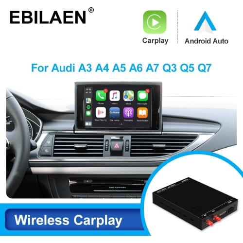 Wireless Carplay Module Decorder Box For A6 A7 A1 A4L A3 MMI System Mirror Link USB Android Auto DSP Reverse Camera Bluetooth
