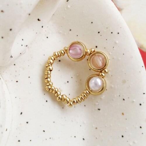 Women's Gold Rings Bing Tu China