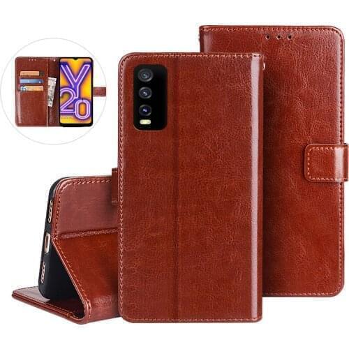 For Vivo Y20G Case 6.51" Leather Case On For Coque Vivo Y20SG Magnetic Flip Wallet Cover Phone Case Fundas