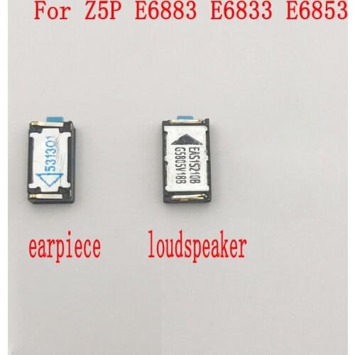 BINYEAE 1 Set Ear Speaker+Loud Speaker For Sony Xperia Z5 Premium Z5P E6883 E6833 E6853 With Waterproof Sticker Glue Z5 Part