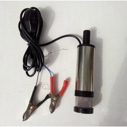 DC electric hydraulic pump 12V 24V 38mm Diesel Fuel Water Oil Pump for Car Camping Fishing Submersible