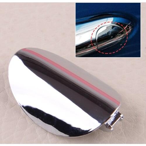 ABS Chrome Car Door Handle Lock Key Hole Cover Trim Fit For Mini Cooper F55 F56 2013 2014 2015 2016 2017 2018 2019